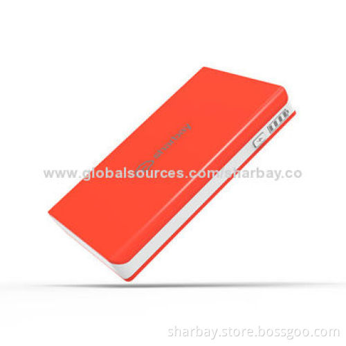 Dual USB Port Power Banks with 6,000mAh Capacity, 5V/1A and 5V/2.1A Output, 5V/1A Input, Ultra-thinNew